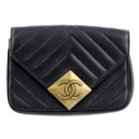 CHANEL - a Mini Pyramid CC Flap handbag.