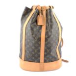 LOUIS VUITTON - a Monogram Randonnée GM bucket bag.