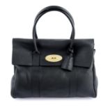 MULBERRY - a black Bayswater handbag.