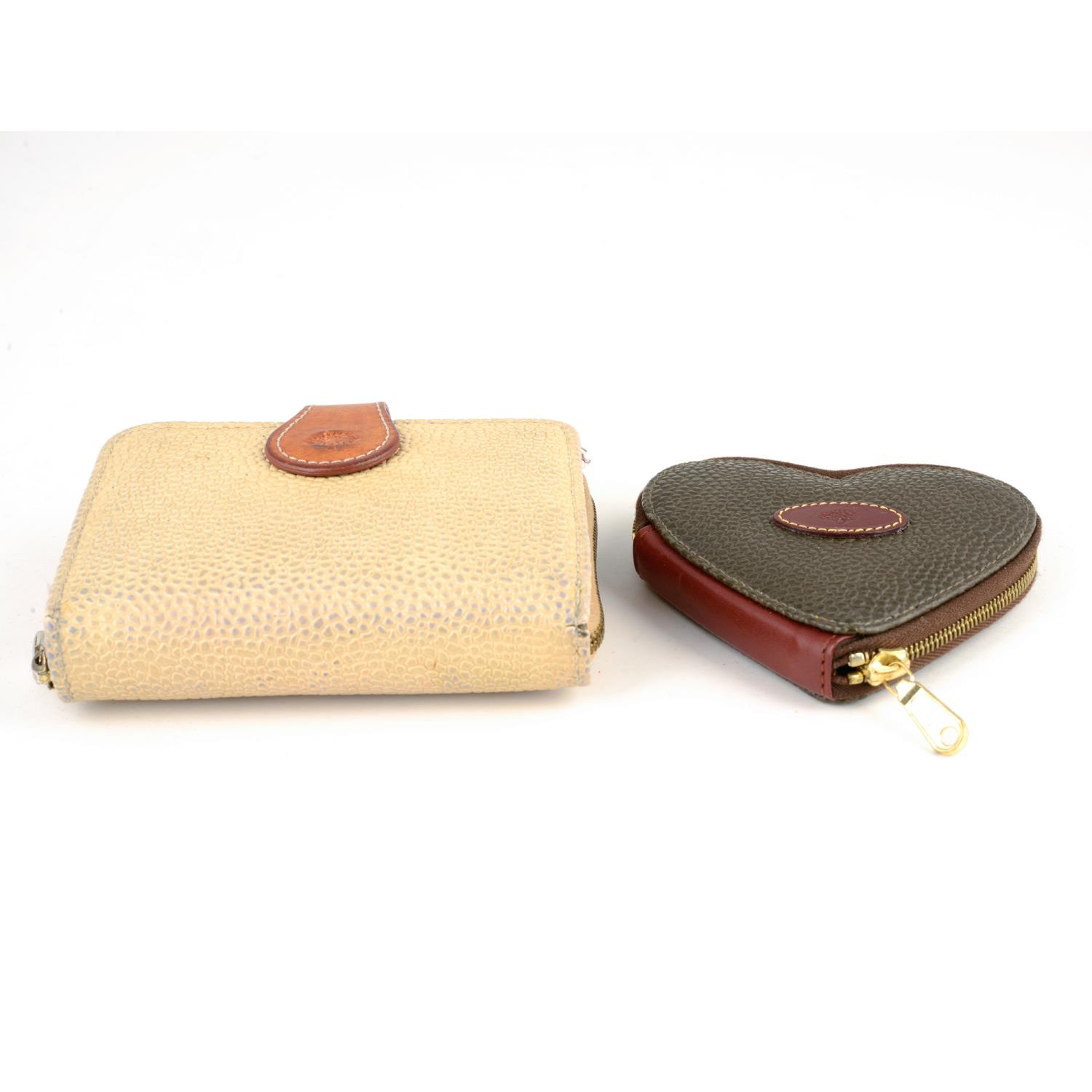 MULBERRY - two Scotchgrain purses. - Image 2 of 5