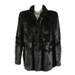 A black mink jacket.