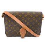 LOUIS VUITTON - a Monogram Cartouchiere GM handbag.