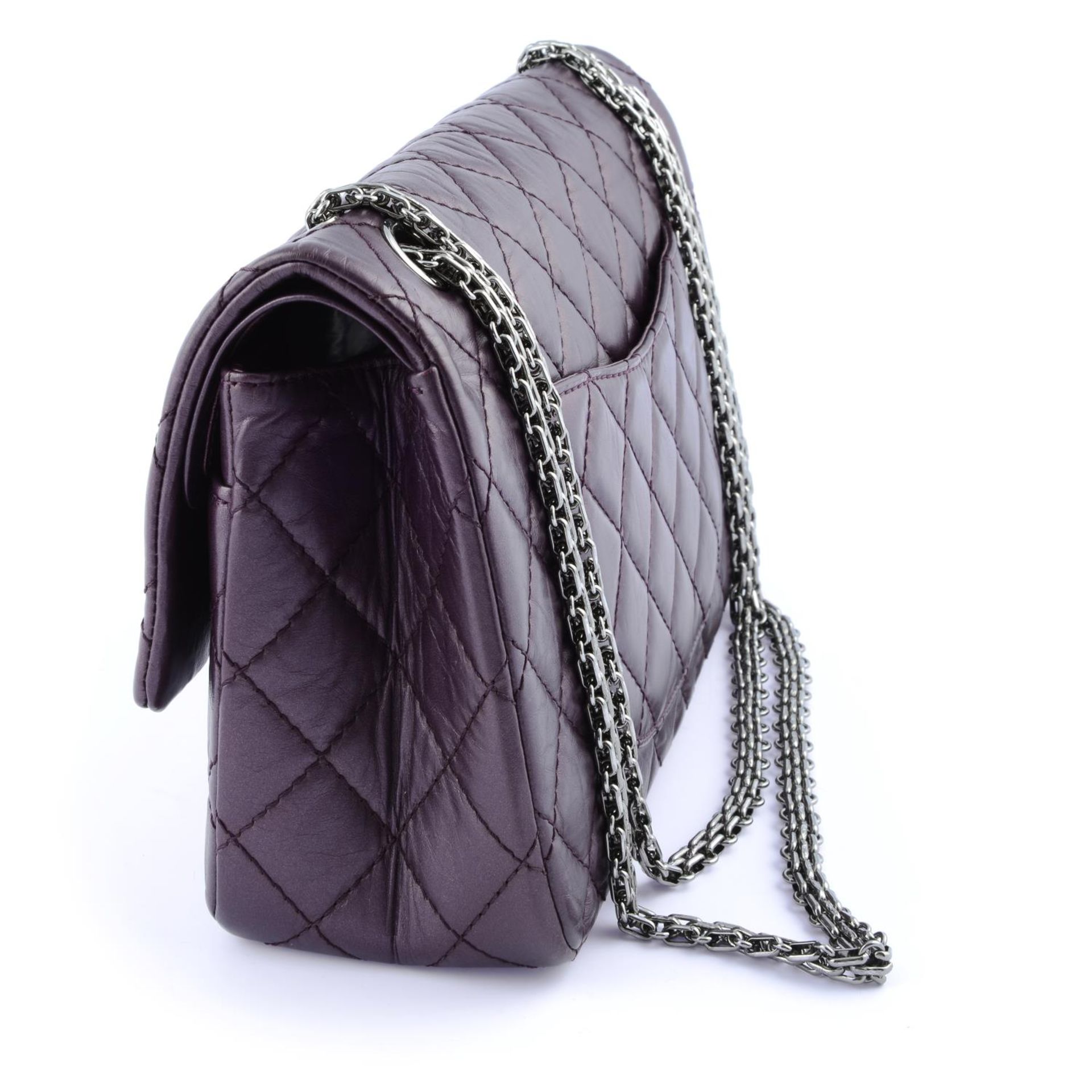 CHANEL - a purple 2.55 Reissue 226 handbag. - Image 3 of 4