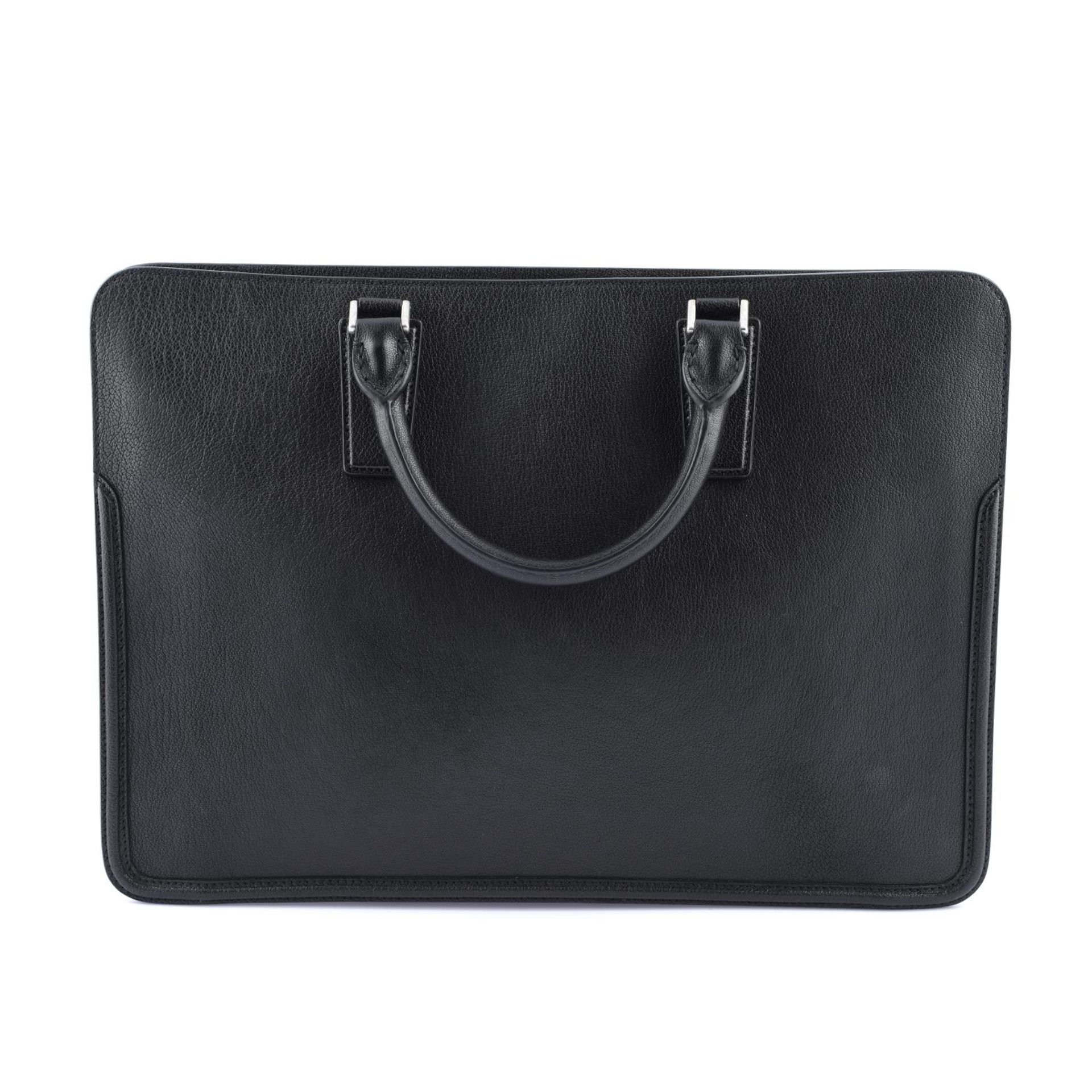 ALEXANDER MCQUEEN - a black leather briefcase. - Bild 2 aus 4