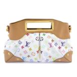 LOUIS VUITTON - a white Multicolore Monogram Judy MM handbag.