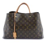 LOUIS VUITTON - a Monogram Montaigne MM handbag.