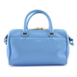 YVES SAINT LAURENT - a light blue Classic Baby duffle bag.