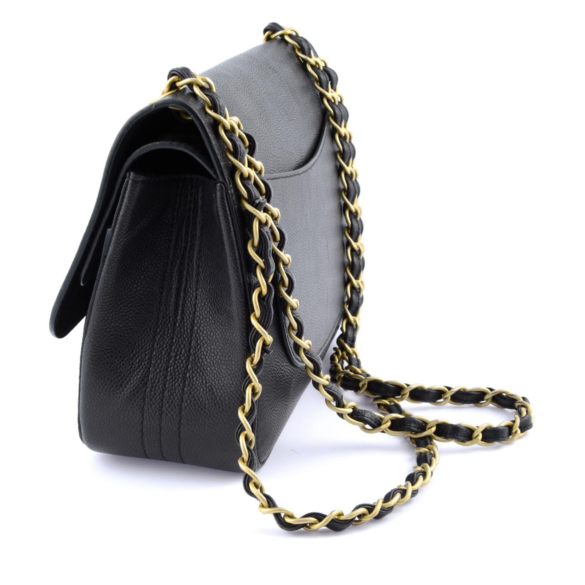 CHANEL - a Jumbo Pure Double Flap handbag. - Bild 3 aus 5