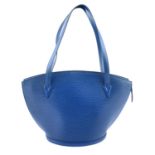 LOUIS VUITTON - a blue Epi Saint Jacques GM handbag.