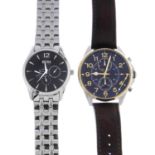 A bag of assorted watches, to include examples by Tommy Hilfiger and Boss.