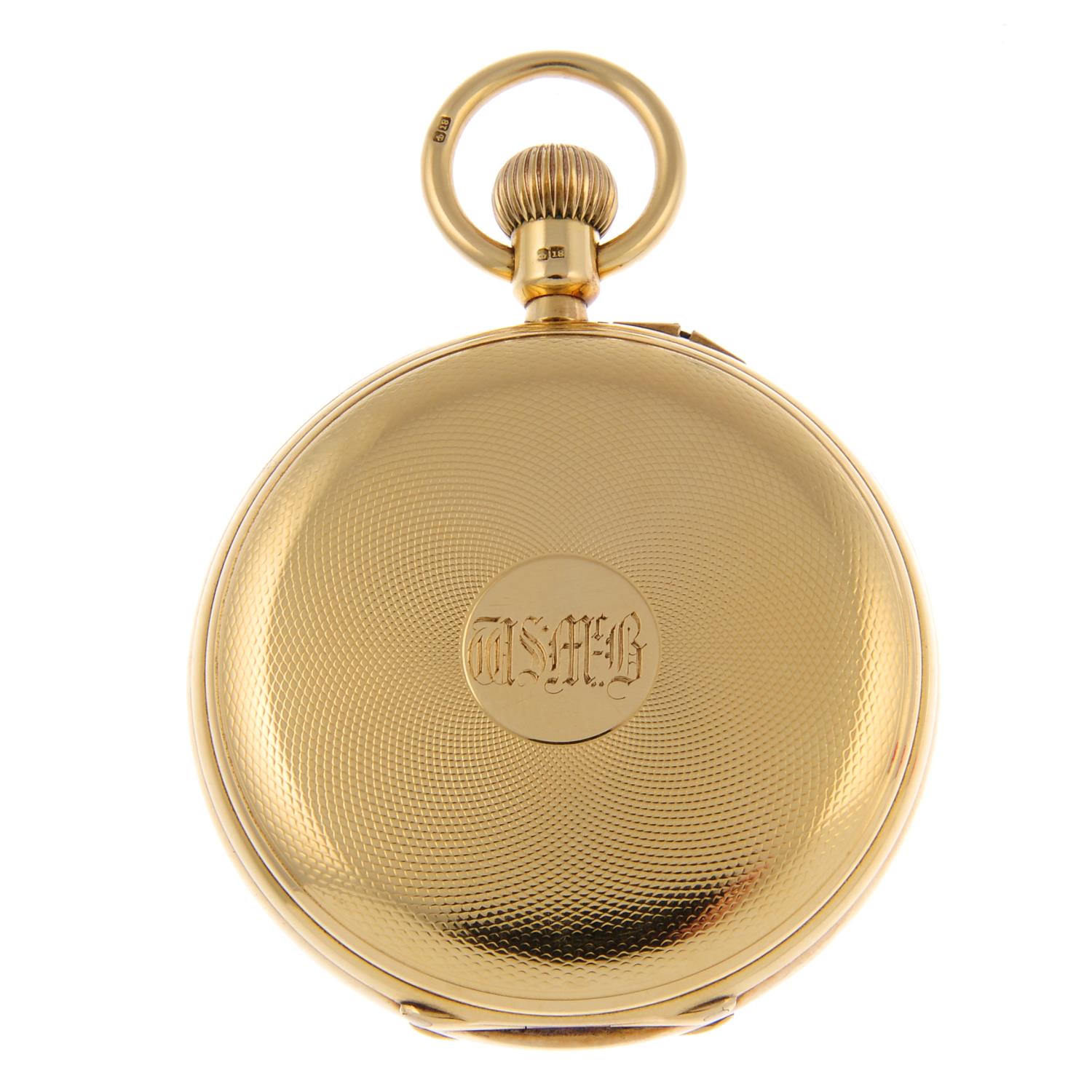 A full hunter pocket watch by E. - Image 2 of 4