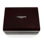 LONGINES - a group of eight watch boxes, some incomplete.