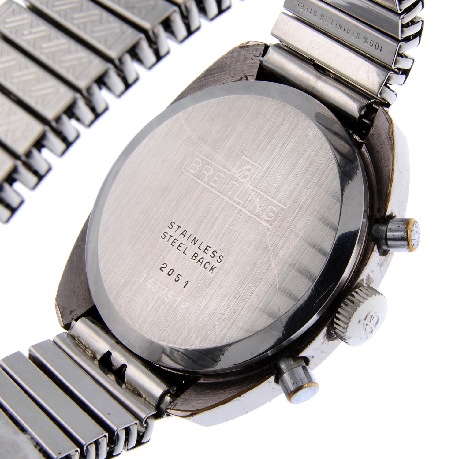 BREITLING - a gentleman's Sprint chronograph bracelet watch. - Image 4 of 4