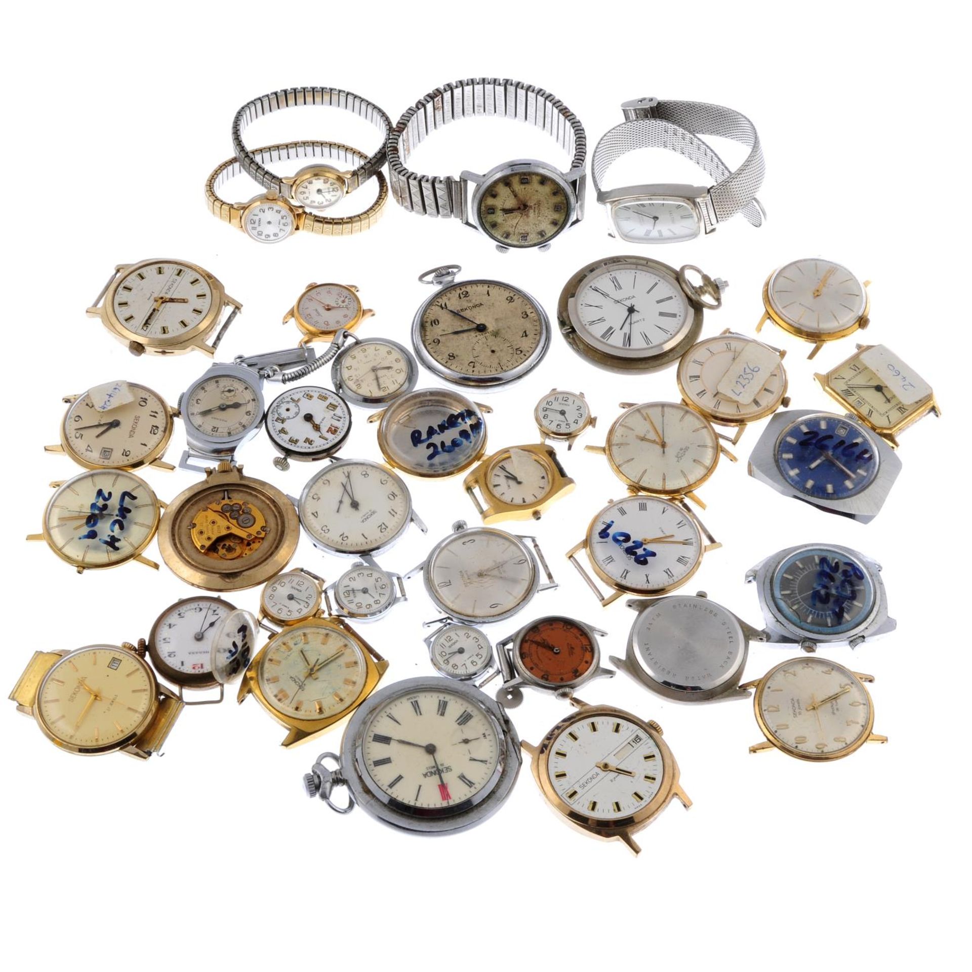 A group of assorted watches and dials to include examples by Sekonda and Poljot. - Bild 2 aus 3
