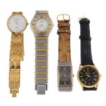 A group of thirteen assorted watches.