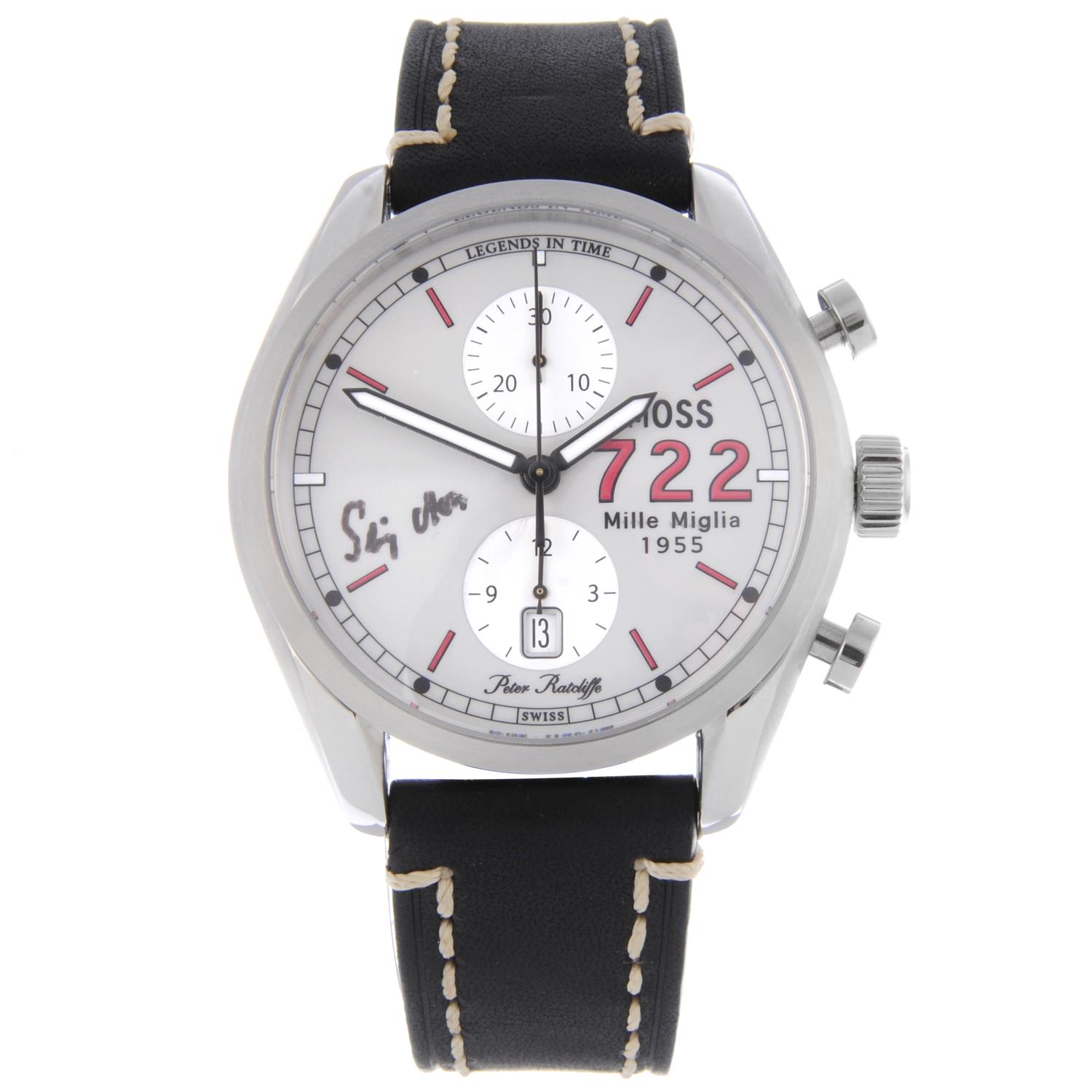 PETER RATCLIFFE - a limited edition gentleman's Stirling Moss 722 Mille Miglia 1955 chronograph