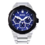 (65752) HUGO BOSS - a gentleman's chronograph bracelet watch.