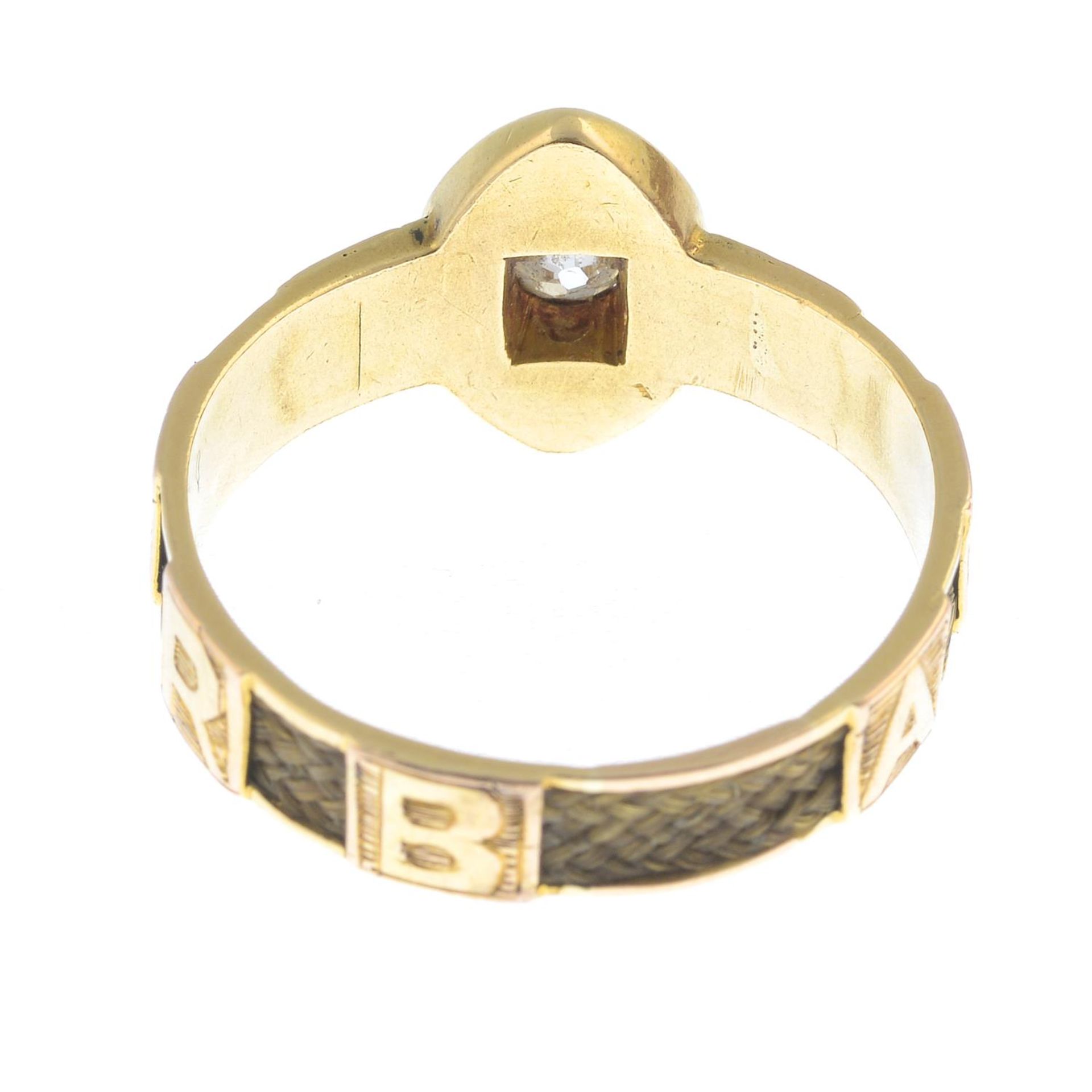 A late Victorian 18ct gold old-cut diamond, - Image 3 of 3