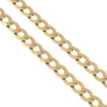 (65901) A 9ct gold chain.Hallmarks for Sheffield.Length 52cms.