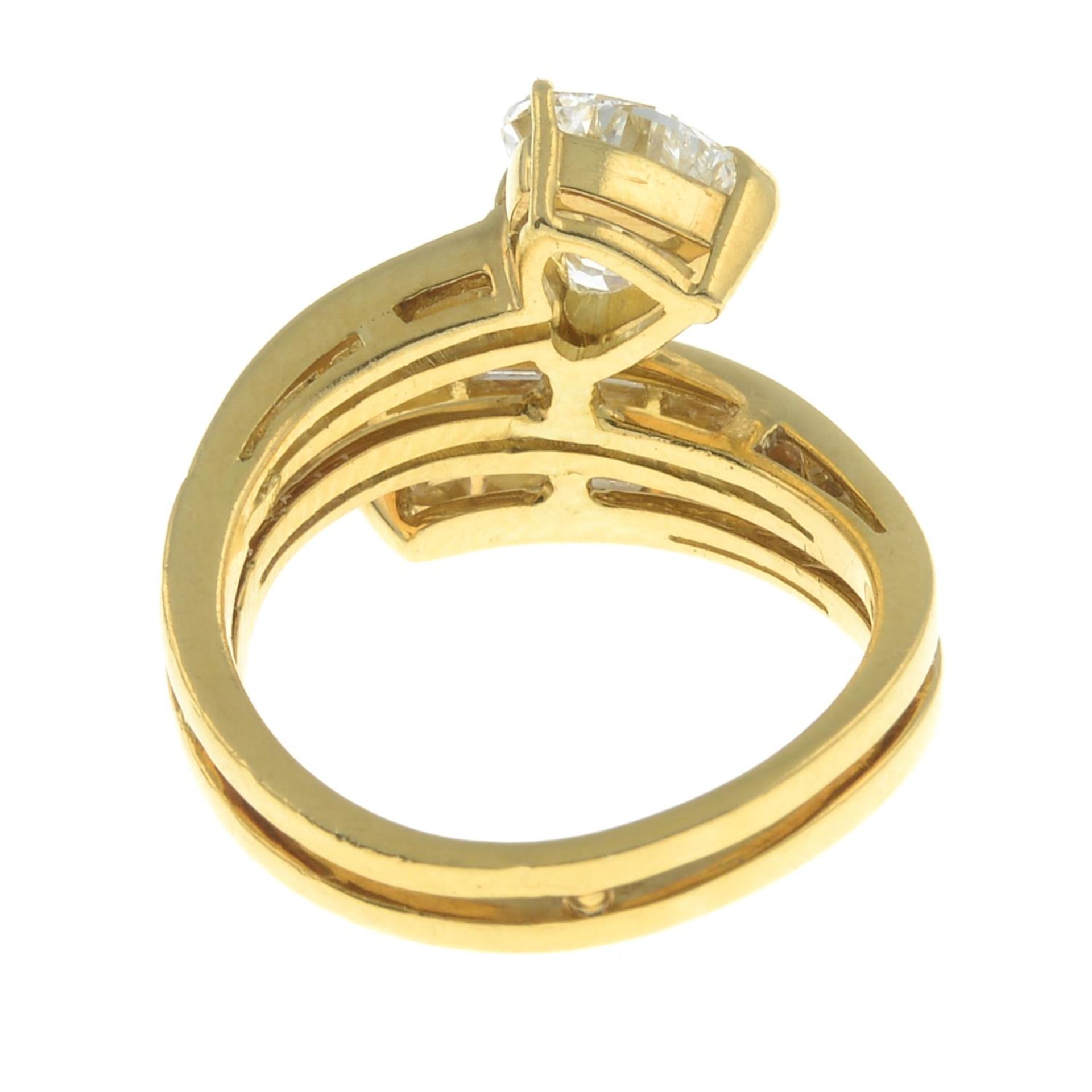 A 1970s 18ct gold stylised snake ring, - Bild 6 aus 6