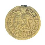 Hungary, Matthias Corvinus (1458-1490), gold Ducat, ex mount, a later jeweller's copy, 3.3g.