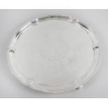 An early George III silver salver,