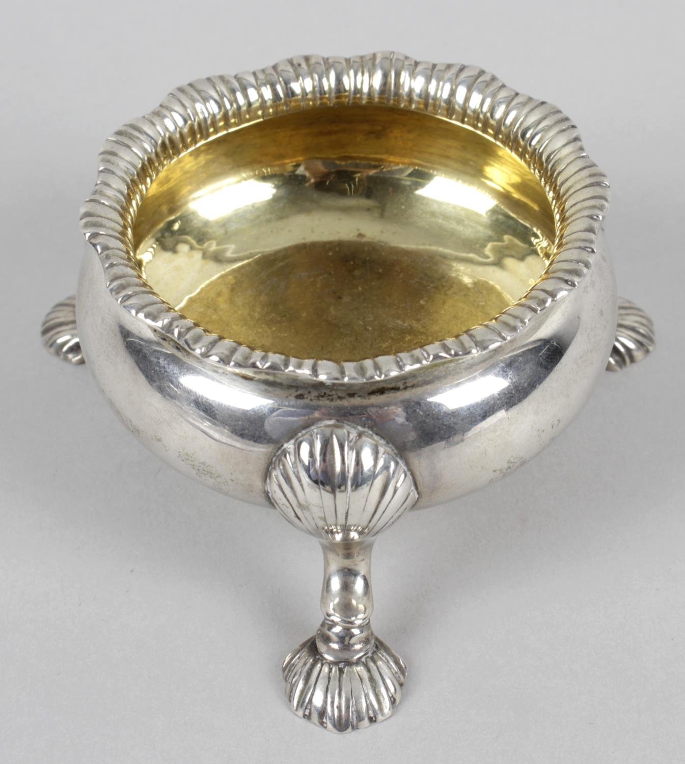A George IV silver open salt,