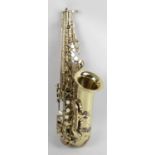 An Arbiter Pro Sound saxophone,