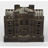 A 19th century cast iron novelty money box,