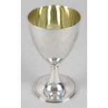 A George III silver goblet,