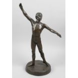 A modern bronze figure,