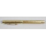 A 15ct gold Swan Mabie Todd fountain pen,