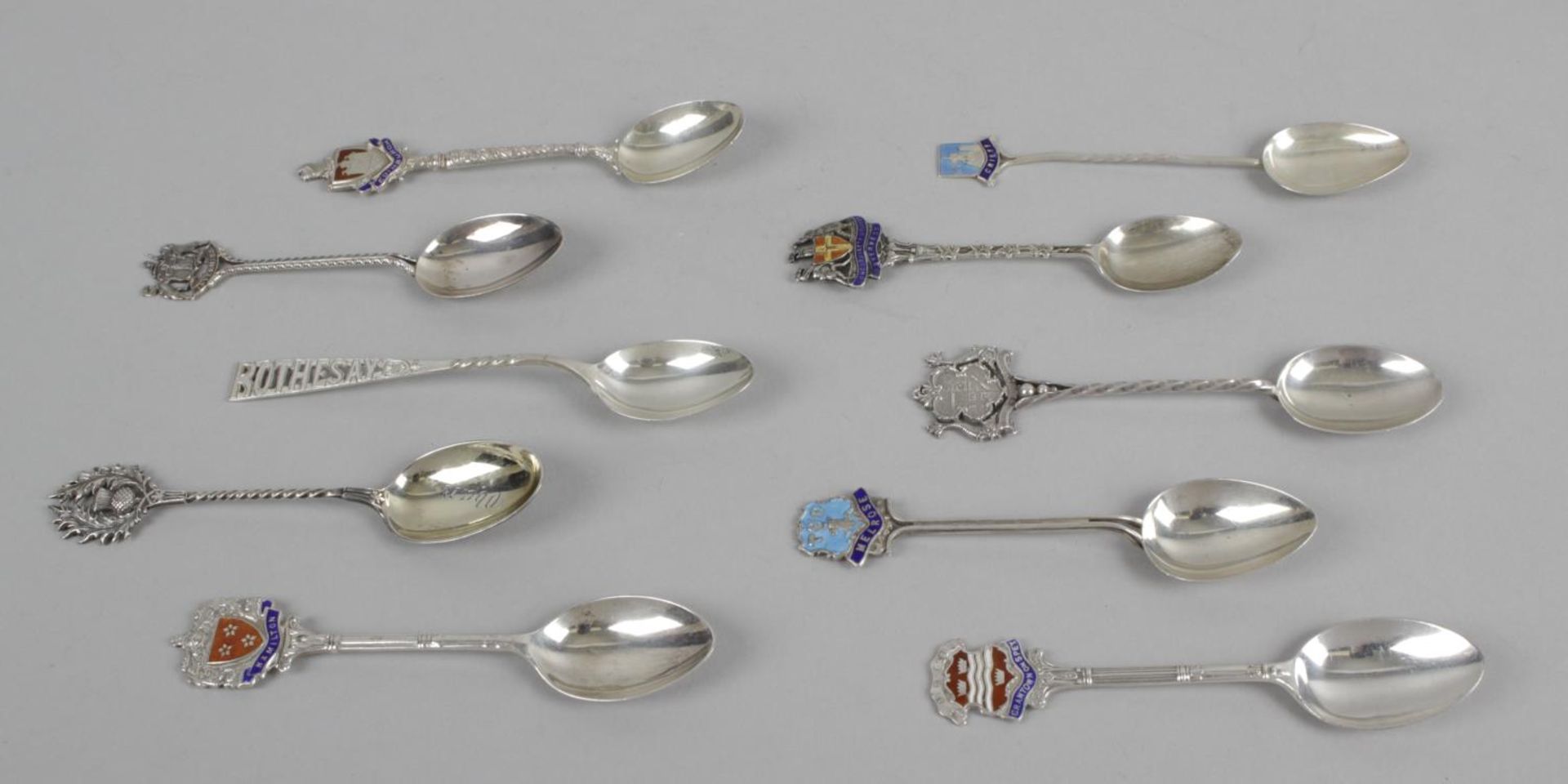 A selection of silver souvenir & commemorative spoons, - Bild 5 aus 6