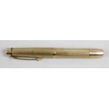 A 9ct gold De La Rue Onoto fountain pen,