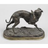 A spelter figure,