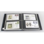 Nine albums of assorted Benham Silk commemorative stamps,