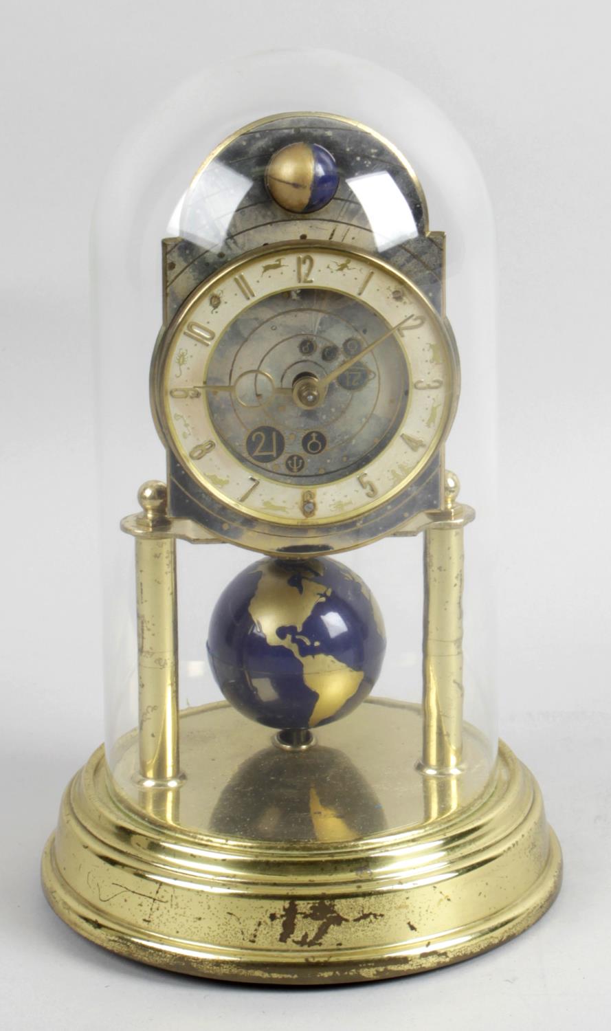 A Kaiser Universe Zodiac 400 day Anniversary style mantel clock,