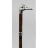 An Edwardian walking cane,