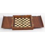 Two Jaques and son in Statu Quo patent travel chess boards,