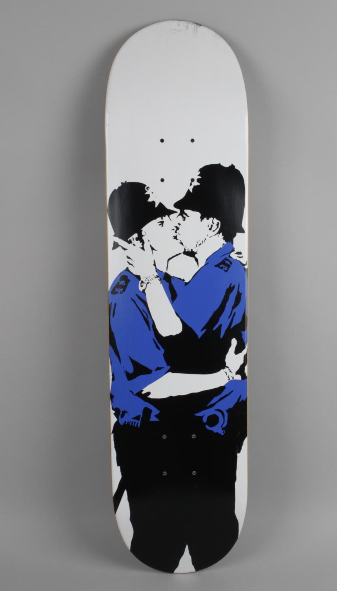 A wooden skate board deck, - Image 2 of 4