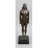 A bronze figure,