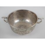 A 1920's silver bowl,