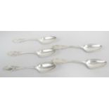 A set of ten Tiffany & Co sterling silver table spoons,