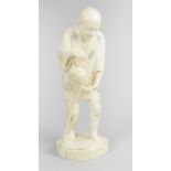 A 19th century carved ivory okimono,