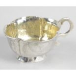 An 18th century Russian silver vodka cup,