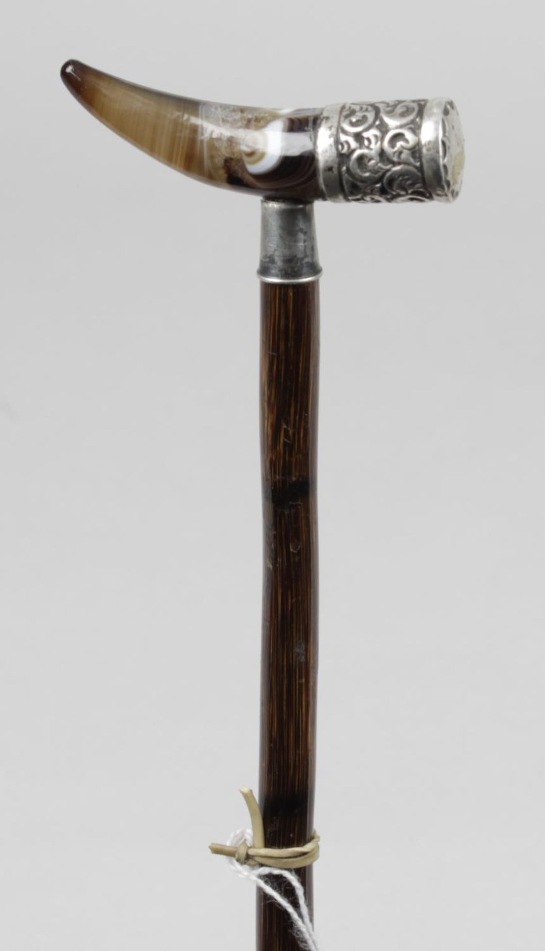 An Edwardian walking cane,
