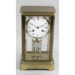 A late 19th century mantel clock,