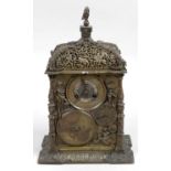 An antique Augsburger type astronomical clock,
