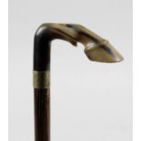 A 19th century gentleman's walking cane,