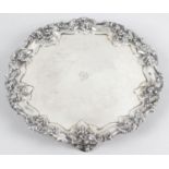 An early George V silver salver,